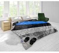 DALINA Textil - Edredón Terciopelo para Cama de Matrimonio 135/150cm, Manta para Cama 220 x 240 cm Extra Suave, Cálida, Manta Grande para Invierno Estampada