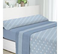 DALINA TEXTIL - Juego de Sábanas Coralina para Cama 180x190cm, 4 Piezas: Sábana Encimera, Sábana Bajera Ajustable, 2 Funda de Almohada - Invierno, Térmica - 100% Poliéster