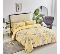 DALINA TEXTIL S.L Fundas Nórdicas Cama 135CM Estampada 4 Piezas - Fundas Poliéster Nórdico 210x220cm con 2 Fundas de Almohada 45x70cm y Bajera Ajustable 135x190x20cm, Patrón Moderna de Poliéster