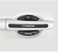 DALINGFA 8 Unidades Película Protectora Manija Puerta Coche para Mazda 2 3 6 CX-3 CX-30 CX-5 CX-50 CX-60 CX-7 CX-8 CX-9 MX-5 MX-30, Protección contra Arañazos Bordes de Puertas de Coche,C