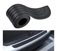 DALINGFA Protector Parachoques Goma para VW T5 Transporter Caravelle Multivan 2003-2015, Protector Parachoques Trasero Autoadhesivo Pegatina Protección Borde Umbral Puerta Coche,Bla-ck-104cm*9cm
