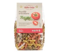 Dalla Costa Fusilli tricolor con tomate y orégano paquete ahorro 12x500 gramos