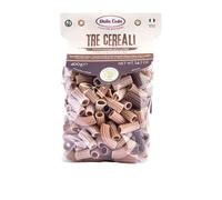 Dalla Costa Maccheroni de Tres Cereales Integral Centeno Cebada. Made in Italy. Paquete Ahorro 12x400 gramos