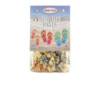 Dalla Costa Pasta Sea Life Tricolores Tomate y Espinacas. Made in Italy. Paquete Ahorro 24x250 gramos
