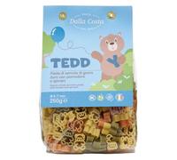 Dalla Costa Pasta Teddy tricolor con tomate y espinacas Paquete ahorro 12 x250 gramos