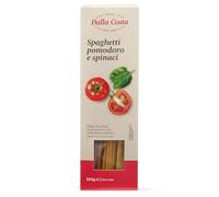 Dalla Costa Spaghetti Tricolores al Tomate y Espinacas. Made in Italy. Paquete Ahorro 20x500 gramos