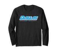 Dallas 1841 y2k Texas Vintage Inspired 90s Gen Z Frutiger Manga Larga