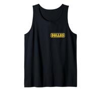 Dallas 70s Inspired Vintage Vibes Streetwear Subtle Texas Camiseta sin Mangas