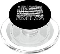 Dallas American Flag USA Streetwear Barbed Wire Distressed PopSockets PopGrip para MagSafe