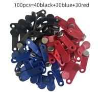 Dallas DS1990A DS1990 F5 Número de serie iButton I-Button Key IB Tag Card Impermeable RFID Tag (Mix)