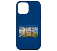 Dallas Fort Worth Texas Horizonte Arte DFW Cityscape Funkytown Carcasa para iPhone 12 Pro MAX