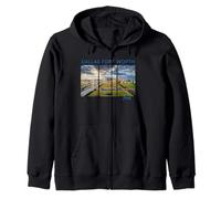 Dallas Fort Worth Texas Horizonte Arte DFW Cityscape Funkytown Sudadera con Capucha