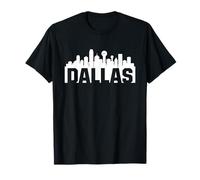 Dallas Streetwear City Skyline Urban Vibes Vintage Inspired Camiseta
