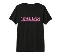 Dallas Texas Pink Cowgirl Vibe Vintage Inspired Girly Pretty Camiseta Premium