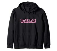 Dallas Texas Pink Cowgirl Vibe Vintage Inspired Girly Pretty Sudadera con Capucha