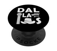 Dallas Texas Souvenir Hombres Dallas Lover Hombres Dallas PopSockets PopGrip Adhesivo