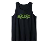 Dallas y2k Texas Vintage Global 90s Gen Z Frutiger Metro Camiseta sin Mangas