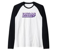 Dallas y2k Texas Vintage Inspired 90s Gen Z Frutiger Vibes Camiseta Manga Raglan