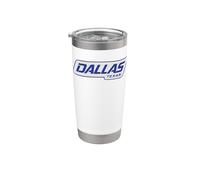 Dallas y2k Texas Vintage Inspired 90s Gen Z Frutiger Vibes Vaso térmico de acero inoxidable de doble pared