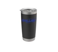 Dallas y2k Texas Vintage Inspired 90s Gen Z Frutiger Vibes Vaso térmico de acero inoxidable de doble pared
