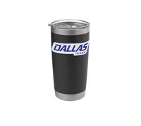 Dallas y2k Texas Vintage Inspired 90s Gen Z Frutiger Vibes Vaso térmico de acero inoxidable de doble pared