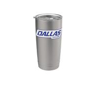 Dallas y2k Texas Vintage Inspired 90s Gen Z Frutiger Vibes Vaso térmico de acero inoxidable de doble pared