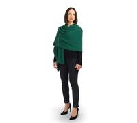 Dalle Piane Cashmere - Estola 100% cachemira. Fabricado en Italia, Verde, Talla única