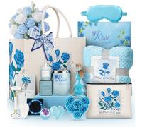 Dallfoll Juego de regalos de para mujeres, regalos de cumpleaños para amigos, con vaso, lujosa manta de franela y bolsa de lienzo para madre, Navidad, Día de la Madre para el mejor amigo