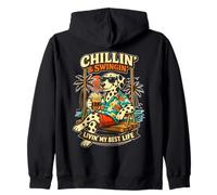 Dálmata Bebiendo café Helado en un Columpio DIGOR Sudadera con Capucha