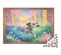 Dálmata Paisaje Urbano Submarino Puzzle de 1000 Piezas Papel para Adultos Relajación Interacción Familiar Decoración Hogar Regalo 38x26cm/1000pcs
