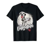 Dálmata Retrato Vintage ilustración Elegante de Perro Camiseta