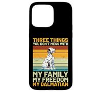 Dálmata Vintage Retro - Tres Cosas con Las Que no te metes Carcasa para iPhone 15 Pro MAX