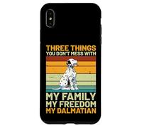 Dálmata Vintage Retro - Tres Cosas con Las Que no te metes Carcasa para iPhone XS MAX