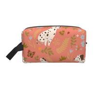 Dálmatas Jugando, Bolsa de Maquillaje Bolsa de cosméticos Bolsa de artículos de tocador de Viaje portátil Organizador de Bolsa de Maquillaje