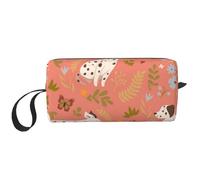 Dálmatas Jugando, Bolsa de Maquillaje Bolsa de cosméticos Bolsa de artículos de tocador de Viaje portátil Bolsa de Maquillaje
