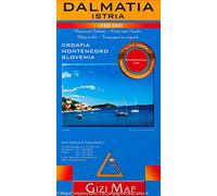 Dalmatia / Istria - 1 : 250 000 - Croatia, Montenegro, Slovenia - Geographical Map