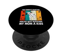 Dalmatian Dog I Didn’t Fart My Butt Blew My Mom A Kiss Dogs PopSockets PopGrip Adhesivo