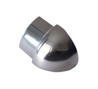 Dalsys Esquina exterior para carril de azulejos perfil cuarto de círculo acero inoxidable pulido 12,5mm, perfil para azulejos