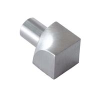 Dalsys Esquina interior para carril de azulejos perfil cuarto de círculo acero inoxidable cepillado 10mm, perfil para azulejos