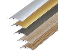 Dalsys perfil de transición perfil de adaptación 90cm x 30mm para atornillar incl. material de fijación, de aluminio, plata