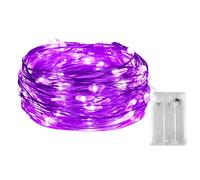 Dalugo Guirnalda Luces Pilas, 3m 30 LED Luces de Cadena Micro Púrpura