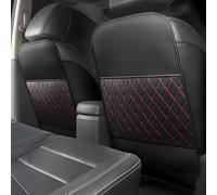 DALUJIE 2 Piezas Protector Asiento Coche Respaldo para Audi A6 Avant 2020-2024, Cuero Protector Respaldo Asiento Coche Antisuciedad Antipatadas Almohadilla,B- Sport Seats