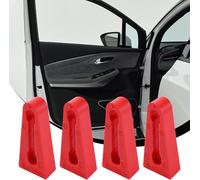 DALUJIE 4 Piezas Amortiguador de Vibración para Cerradura para Kia Ceed Proceed XCeed SW GT 2018-2023 2024, Amortiguador de Goma para Puerta de Coche Juego de Almohadillas amortiguadoras,Red