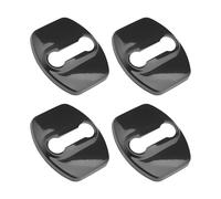 DALUJIE 4 Piezas Cubierta Cerradura Puerta Coche para Ford Ranger Vi 2022-2025, Funda Protectora De Acero Inoxidable para Cerradura De Puerta De Coche,Black