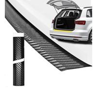 DALUJIE Protector Paragolpes Trasero para Hyundai Bayon 2021 2022 2023 2024 2025 2026, Carbono Fibra Protector Puerta Umbral Protector de Parachoques Autoadhesivo para el Maletero,104CM