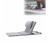 Dalumian Respaldo Elevador de Cama, Silla de Respaldo para Incorporarse con Almohada y Cojín de Esponja de 4 cm - Elevador de Cama para Embarazadas y Personas con Discapacidad(Extended,75cm)