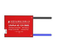 DALY BMS 12V 4S 60A LiFePO4 Batería Protección Junta con cable balanceado y control de temperatura BMS para lipo4 Batería Pack bms 4s
