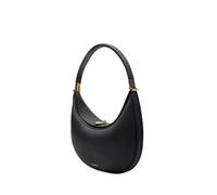DALYNN Moon Bag Crescent Bag Shoulder Crossbody Bag Underarm Bag (Color : Medium Poria White), Negro medio, Talla única
