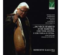 Dalza 16th Century Italian Lute Music:...in Vece d'Arco O (CD) (Importación USA)