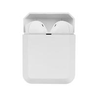 DAM Auriculares TWS i2 Bluetooth 5.0 táctil con Base de Carga desiño ergonómico Exclusivo Poligonal.Cancelación Ruido Ambiental.